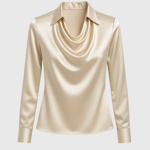Brooklyn™ | Élégante Blouse en Satin - LUNAEVE