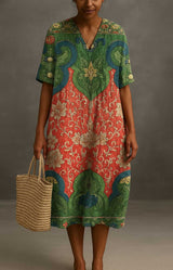 Aubrey™ | Robe midi élégante et décontractée - LUNAEVE