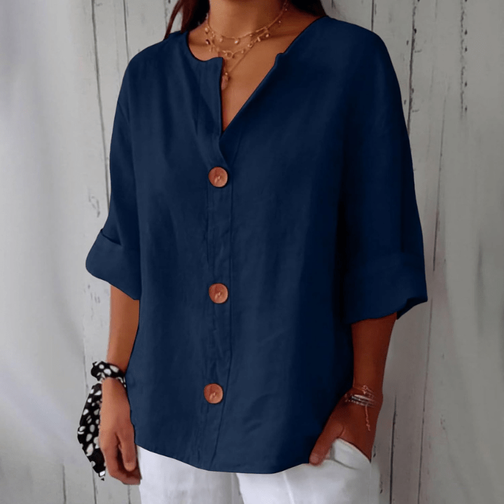 Caroline™ | Chemise en Lin - LUNAEVE