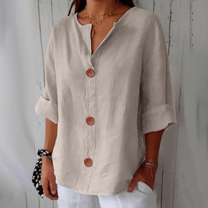 Caroline™ | Chemise en Lin - LUNAEVE