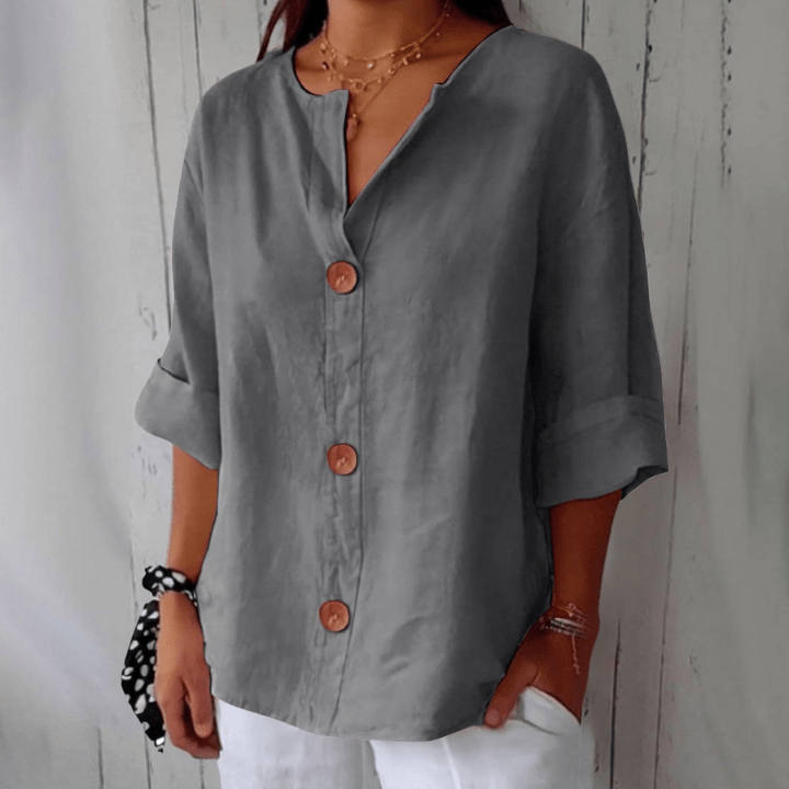Caroline™ | Chemise en Lin - LUNAEVE