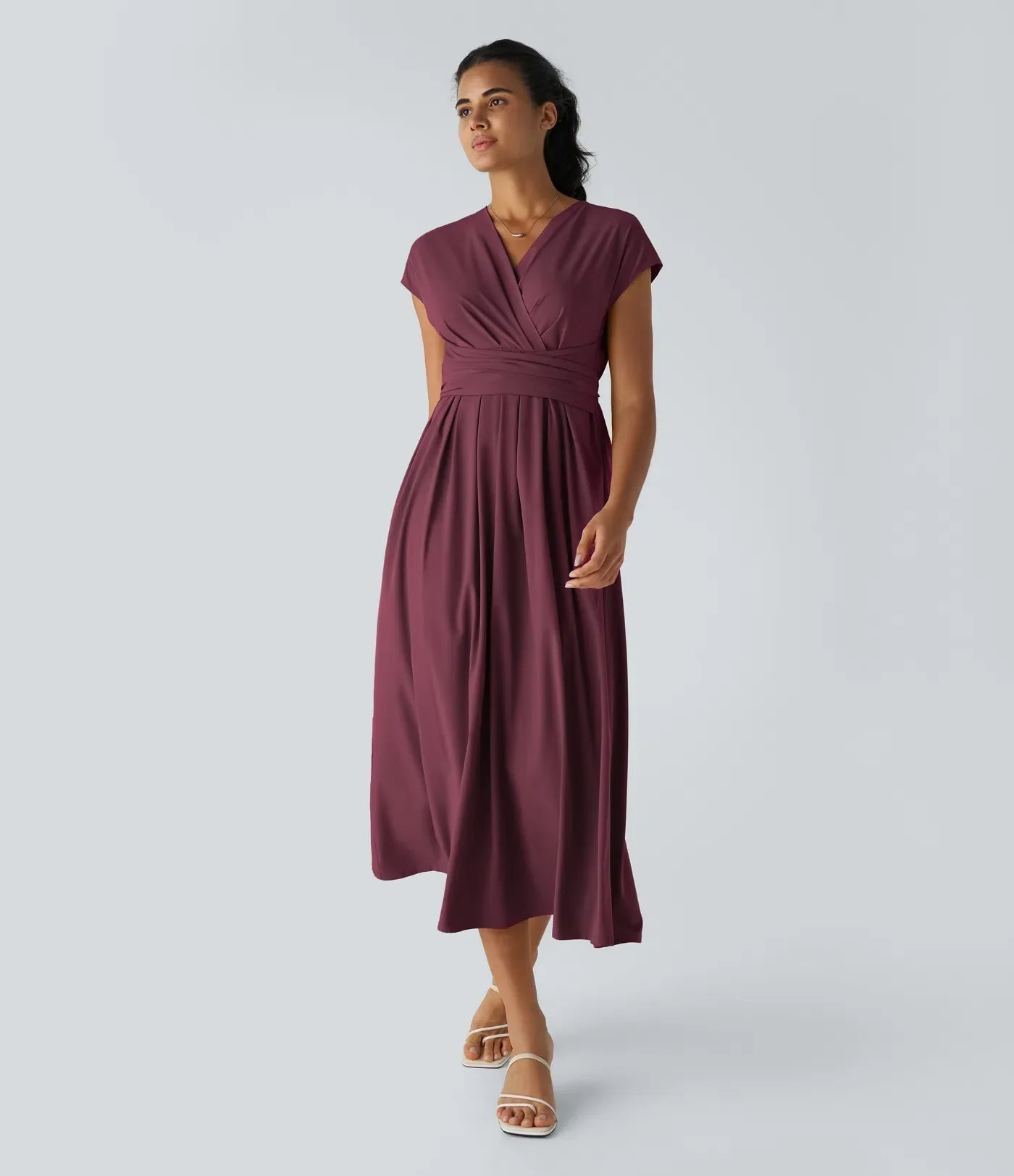 Élise™ | Robe longue fluide et flatteuse pour toutes les occasions - LUNAEVE