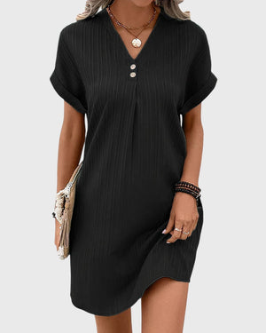 Élodie™ | Robe d’été à col en V - LUNAEVE