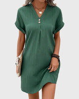 Élodie™ | Robe d’été à col en V - LUNAEVE