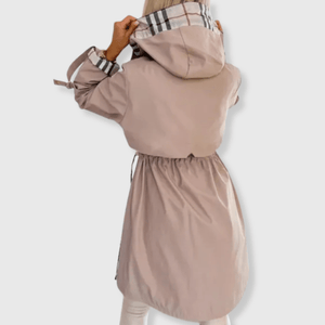 Natalia | Manteau zippé imperméable et coupe - vent - LUNAEVE