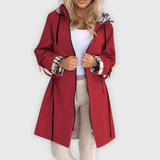 Natalia | Manteau zippé imperméable et coupe - vent - LUNAEVE